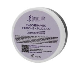 maschera viso carbone salicilico